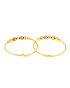 Jewels Nest Gold Plated Beaded Bangles Set For Women – Traditional Daily Wear