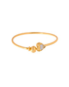 Jewels Nest Gold Plated Heart Design Bangles Set For Women – Elegant Festive Wear - Distacart