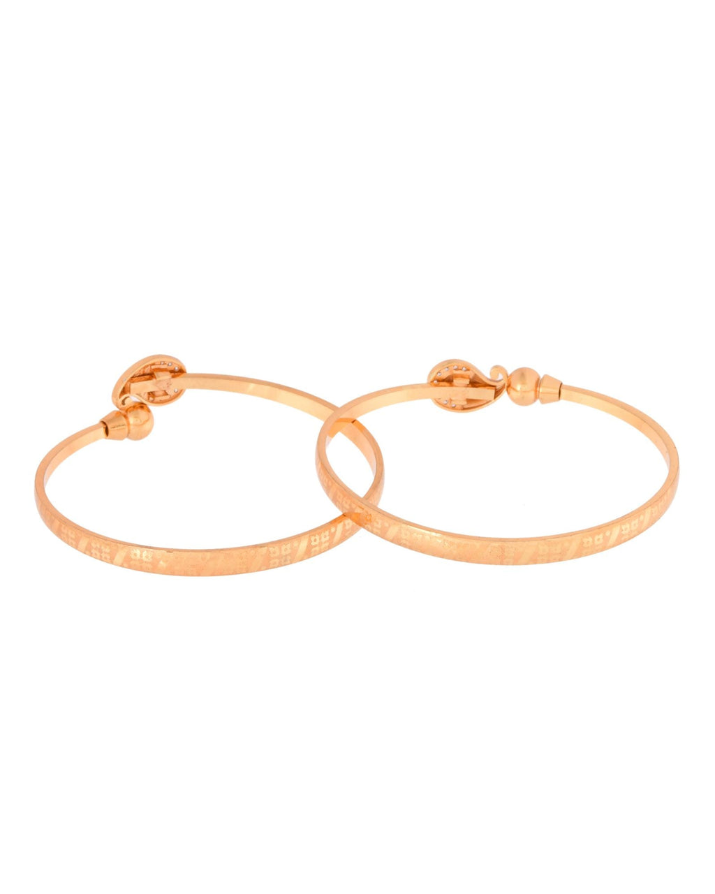 Jewels Nest Gold Plated Paisley Design Bangles Set For Women – Elegant Daily & Festive Wear - Distacart