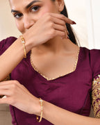 Jewels Nest Gold Plated Floral Crystal Bangles Set For Women – Elegant Party & Festive Wear - Distacart