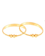 Jewels Nest Gold Plated Zig Zag Design Bangles For Women | Stylish & Lightweight Pair - Distacart