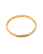 Jewels Nest Gold Finish Filigree Design Bangles For Women | Traditional Designer Pair - Distacart