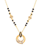 Jewels Nest Gold-Plated Black Beads Mangalsutra Necklace For Women - Distacart