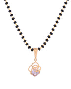Jewels Nest Gold-Tone Cz Mangalsutra Pendant Necklace For Women - Distacart
