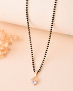 Jewels Nest Gold-Tone Cz Mangalsutra Pendant Necklace For Women - Distacart