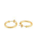 Jewels Nest Gold-Tone Twisted Hoop Earrings For Women - Distacart