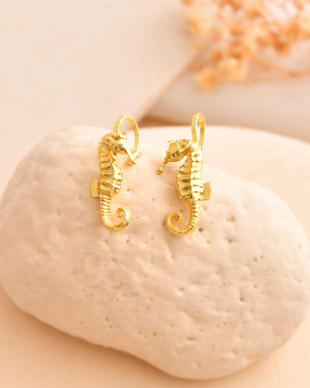 Jewels Nest Gold-Tone Seahorse Ear Cuff Earrings For Women - Distacart