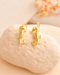 Jewels Nest Gold-Tone Seahorse Ear Cuff Earrings For Women - Distacart