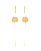 Jewels Nest Gold Tone Ear Cuff Earrings, Dual Disc Ear Cuff Women, Modern Ear Cuff Jewellery - Distacart