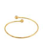 Jewels Nest Gold-Tone Evil Eye Adjustable Open Kada Bracelet For Women - Distacart
