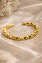 Jewels Nest Gold-Tone Twisted Open Cuff Bracelet For Women - Distacart