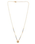 Jewels Nest Floral Bloom Gold-Polished Mangal Sutra - Distacart