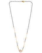 Jewels Nest Elegant Swirl Gold-Polished Mangal Sutra - Distacart