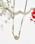 Jewels Nest Elegant Swirl Gold-Polished Mangal Sutra - Distacart