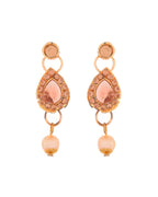 Jewels Nest Royal Look Kundan-Style Beaded Gold Jewellery Set