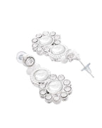 Jewels Nest Oxidized Silver Mirror Choker Necklace Set with Earrings – Boho Tribal Jewellery