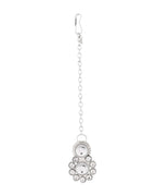 Jewels Nest Oxidized Silver Mirror Choker Necklace Set with Earrings – Boho Tribal Jewellery
