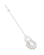 Jewels Nest Oxidized Silver Mirror Choker Necklace Set with Earrings – Boho Tribal Jewellery