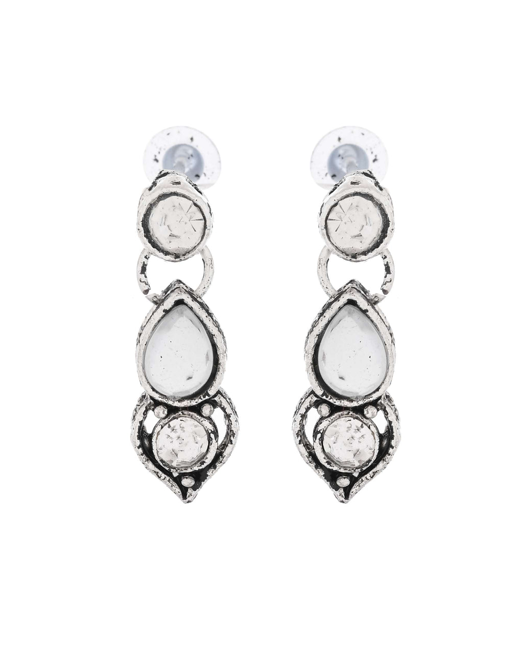 Jewels Nest Oxidised Silver-Plated Bridal Choker Jewellery Set