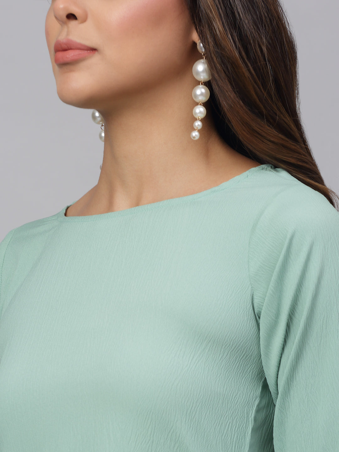 Jainish Women's Green A-Line Dress - Distacart