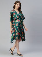 Jainish Women's Green Kaaftan dress - Distacart