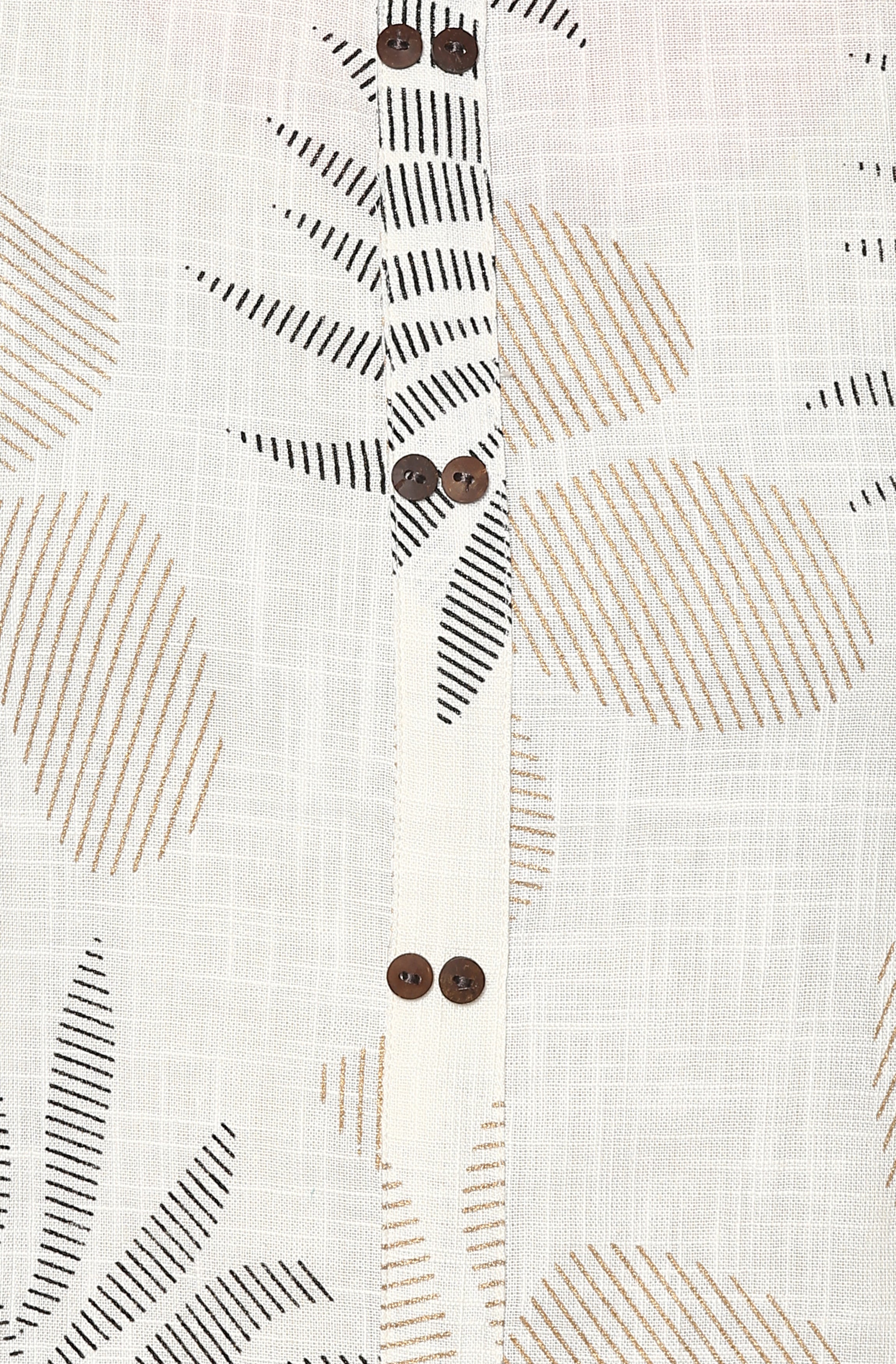 Janasya Off White Cotton Foil Print Straight kurta