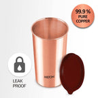 Milton Copper Drinking Water Tumbler with Lid - 400ml
