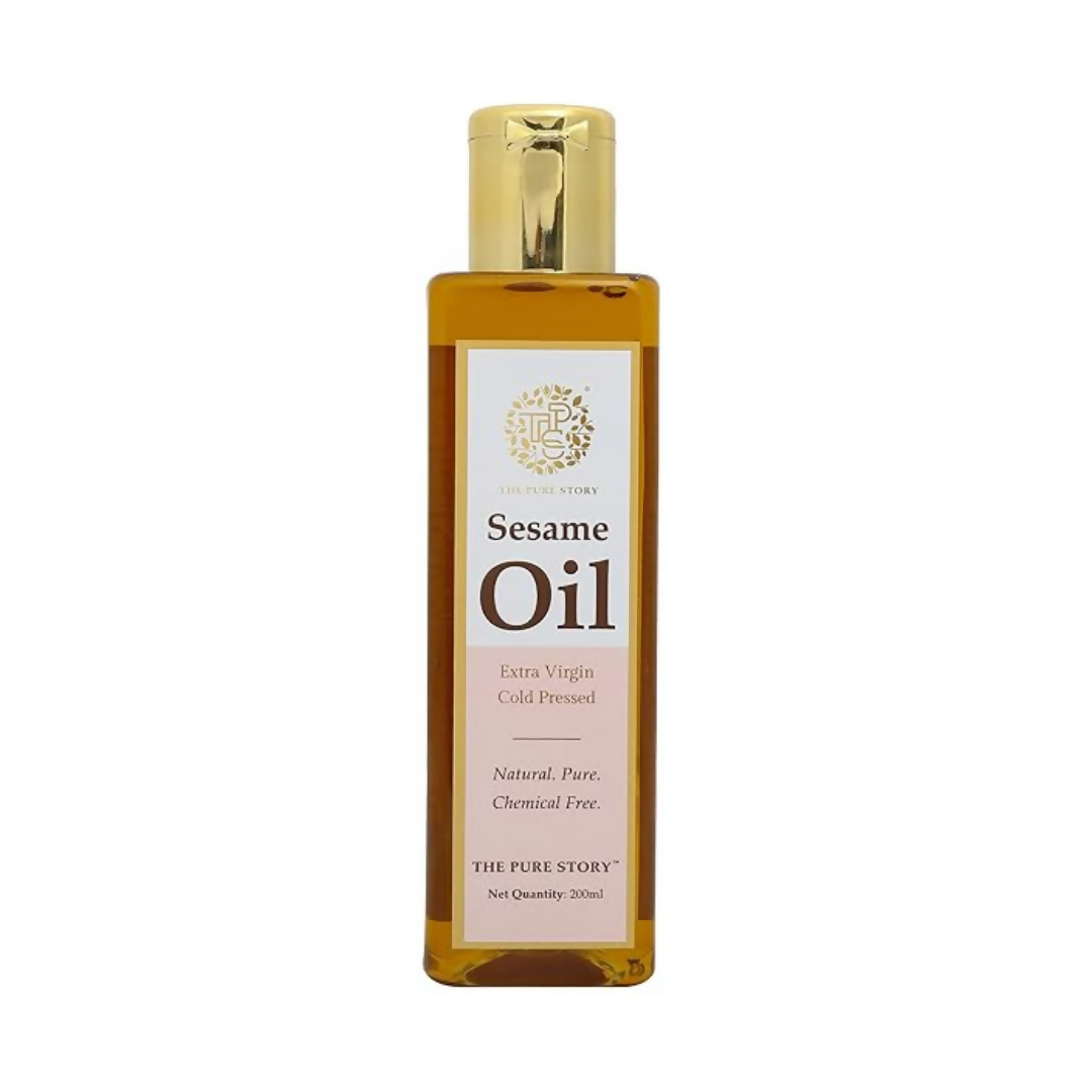 The Pure Story Natural Cold Pressed Oil for Hair & Skin with Seasame - Distacart