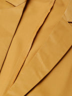 Jompers Women Mustard Solid Single-Breasted Smart Casual Blazer - Distacart