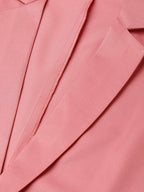 Jompers Women Peach Solid Single-Breasted Smart Casual Blazer - Distacart