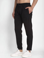 Jainish Men's Black Solid Track Pants ( JOG 014Black ) - Distacart