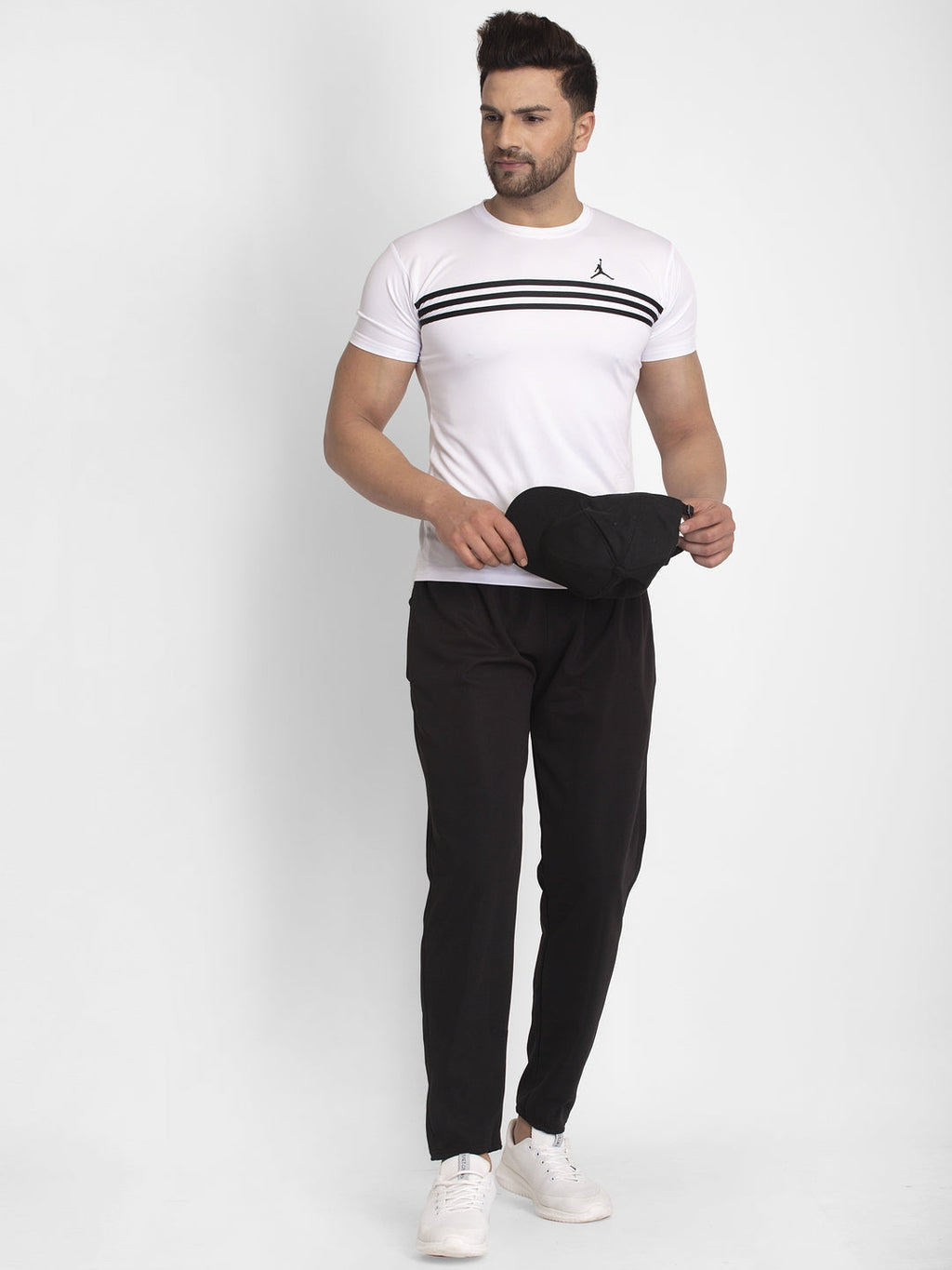 Jainish Men's Black Solid Track Pants ( JOG 014Black ) - Distacart
