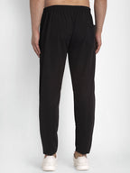 Jainish Men's Black Solid Track Pants ( JOG 014Black ) - Distacart