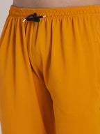 Jainish Men's Mustard Solid Track Pants ( JOG 014Mustard ) - Distacart