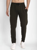 Jainish Men's Olive Solid Track Pants ( JOG 014Olive ) - Distacart