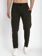 Jainish Men's Olive Solid Track Pants ( JOG 014Olive ) - Distacart