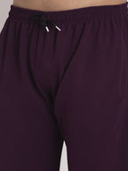 Jainish Men's Purple Solid Track Pants ( JOG 014Purple ) - Distacart