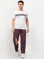 Jainish Men's Maroon Cotton Checked Track Pants ( JOG 017Maroon ) - Distacart