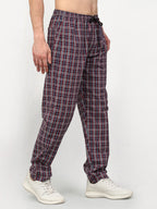 Jainish Men's Multicolor Cotton Checked Track Pants ( JOG 019Multi ) - Distacart