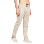 Jainish Men's Beige Cotton Striped Track Pants ( JOG 020Cream ) - Distacart