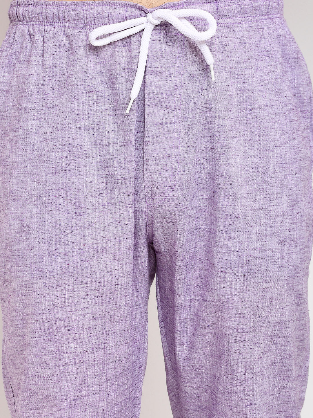 Jainish Men's Purple Linen Cotton Track Pants ( JOG 021Purple ) - Distacart