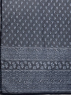 Jompers Women Off-White & Navy Blue Solid Kurta with Trousers & Dupatta - Distacart