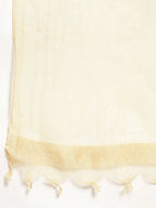 Jompers Women's Printed Kurta with Palazzos & Dupatta - Yellow