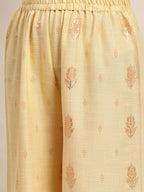 Jompers Women's Gotta Patti Kurta with Palazzos & Dupatta - Orange
