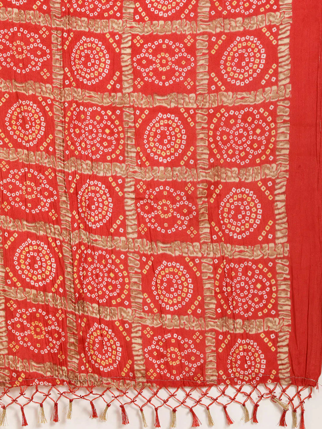 Jompers Women's Kurta with Palazzos & print Dupatta - Red