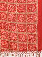 Jompers Women's Kurta with Palazzos & print Dupatta - Red