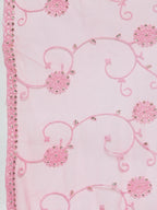 Jompers Women's Pink Sequinned Kurta with Palazzos & With Dupatta