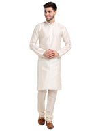 Jompers Men's Embroidered Nehru Jacket & Kurta Pyjama ( Mustard ) - Distacart