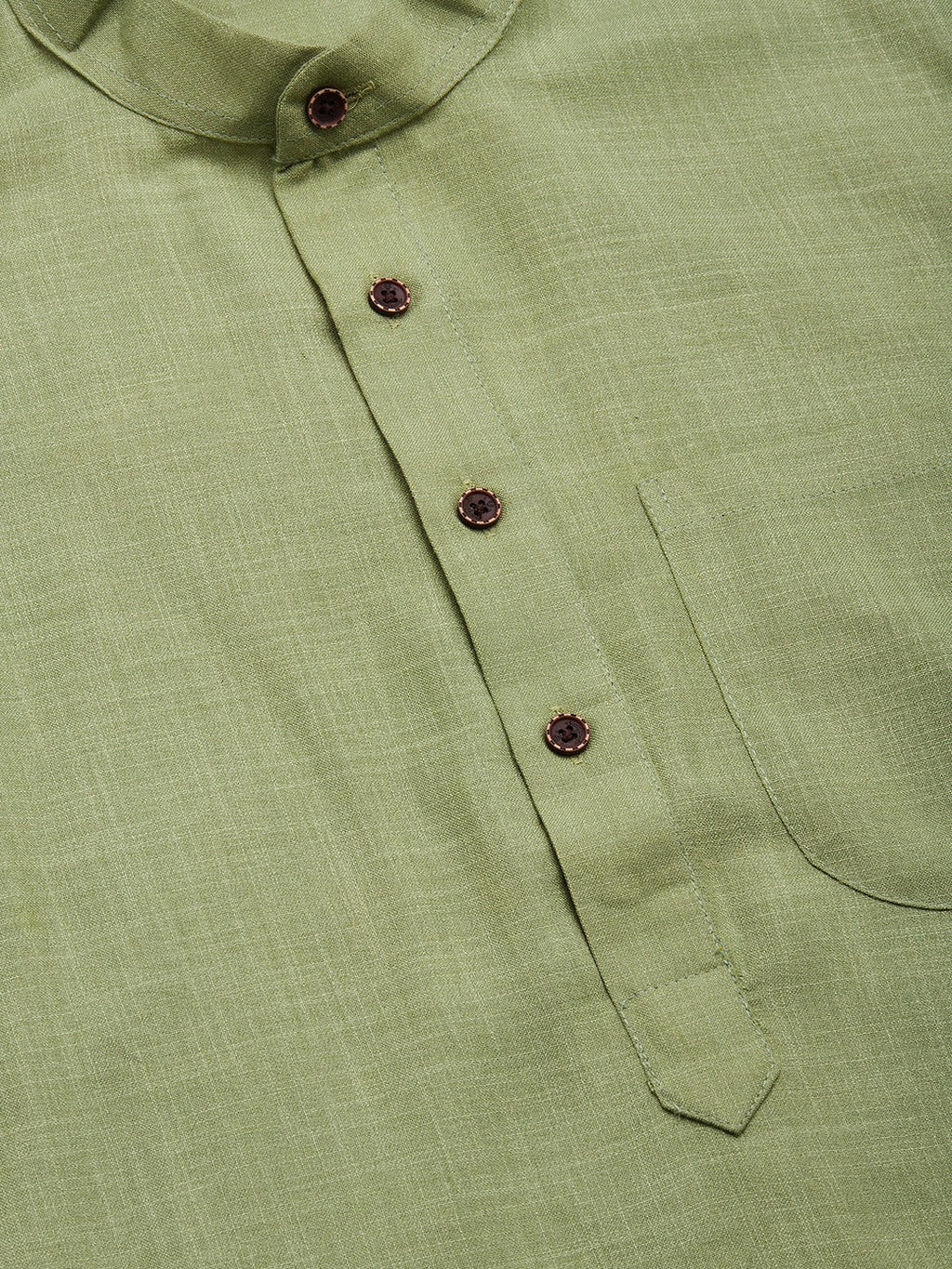 Jompers Men's Pista Cotton Solid Kurta Pyjama