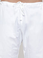 Jompers Men White Solid Kurta with Pyjamas - Distacart